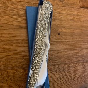 Wedding belt crystal rhinestone pattern